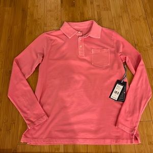 NWT-Vineyard Vines boys long sleeve sun washed polo, size large boys